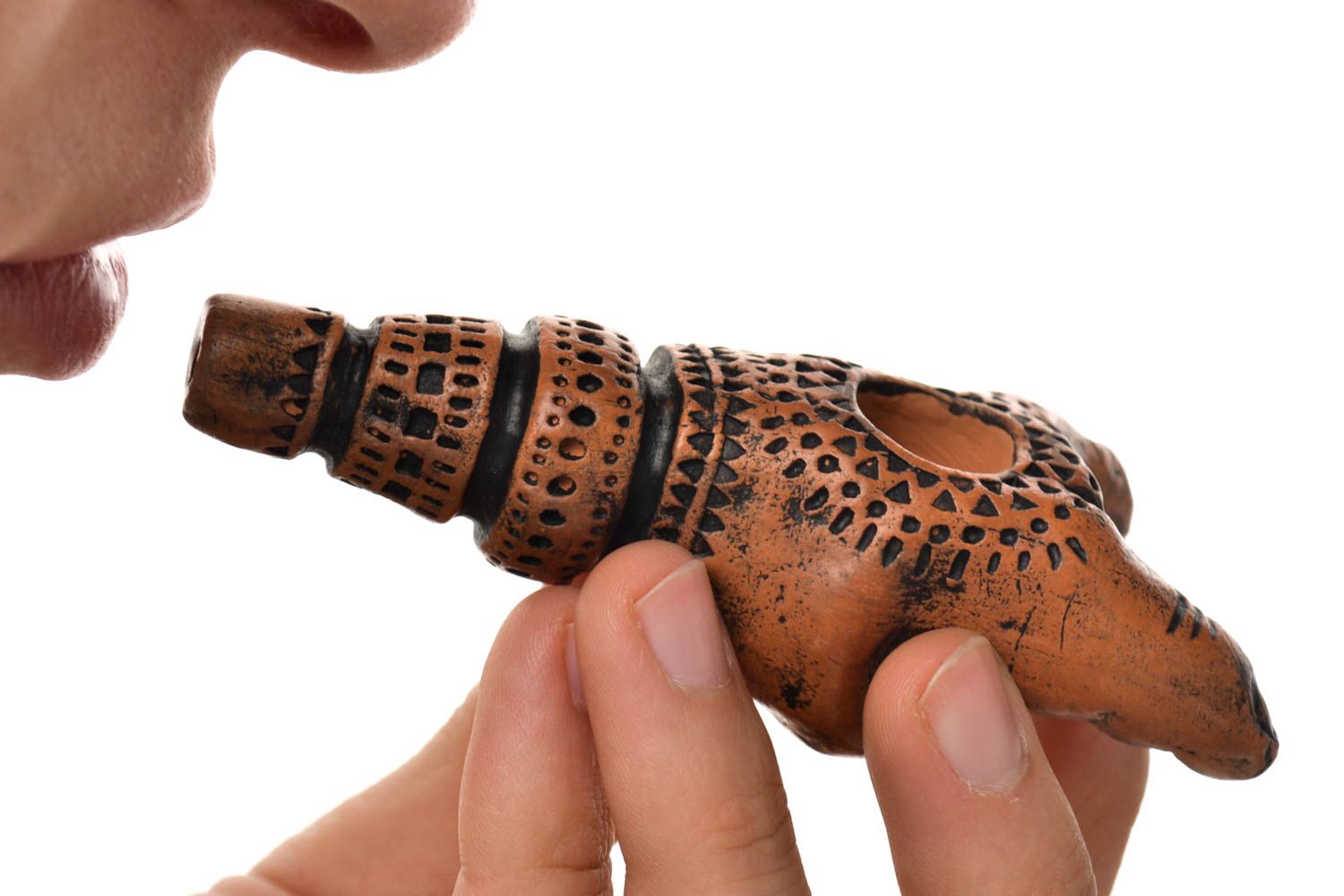 Handgefertgit Kleine Tabakpfeifen Keramik Handarbeit Geschenk für Männer foto 5