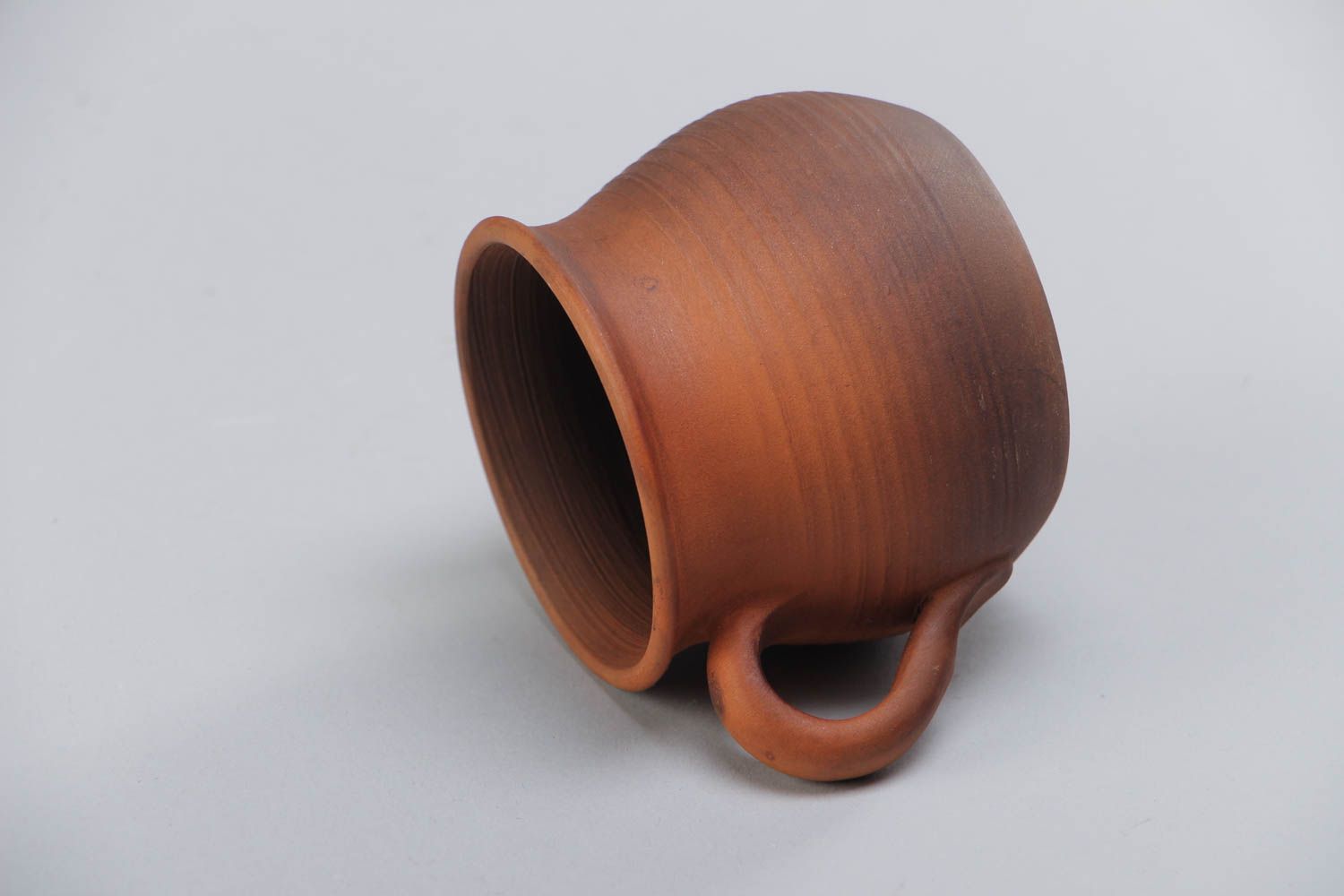 Jolie tasse originale réalisée d'argile faite main pour café 12 cl vaisselle photo 4