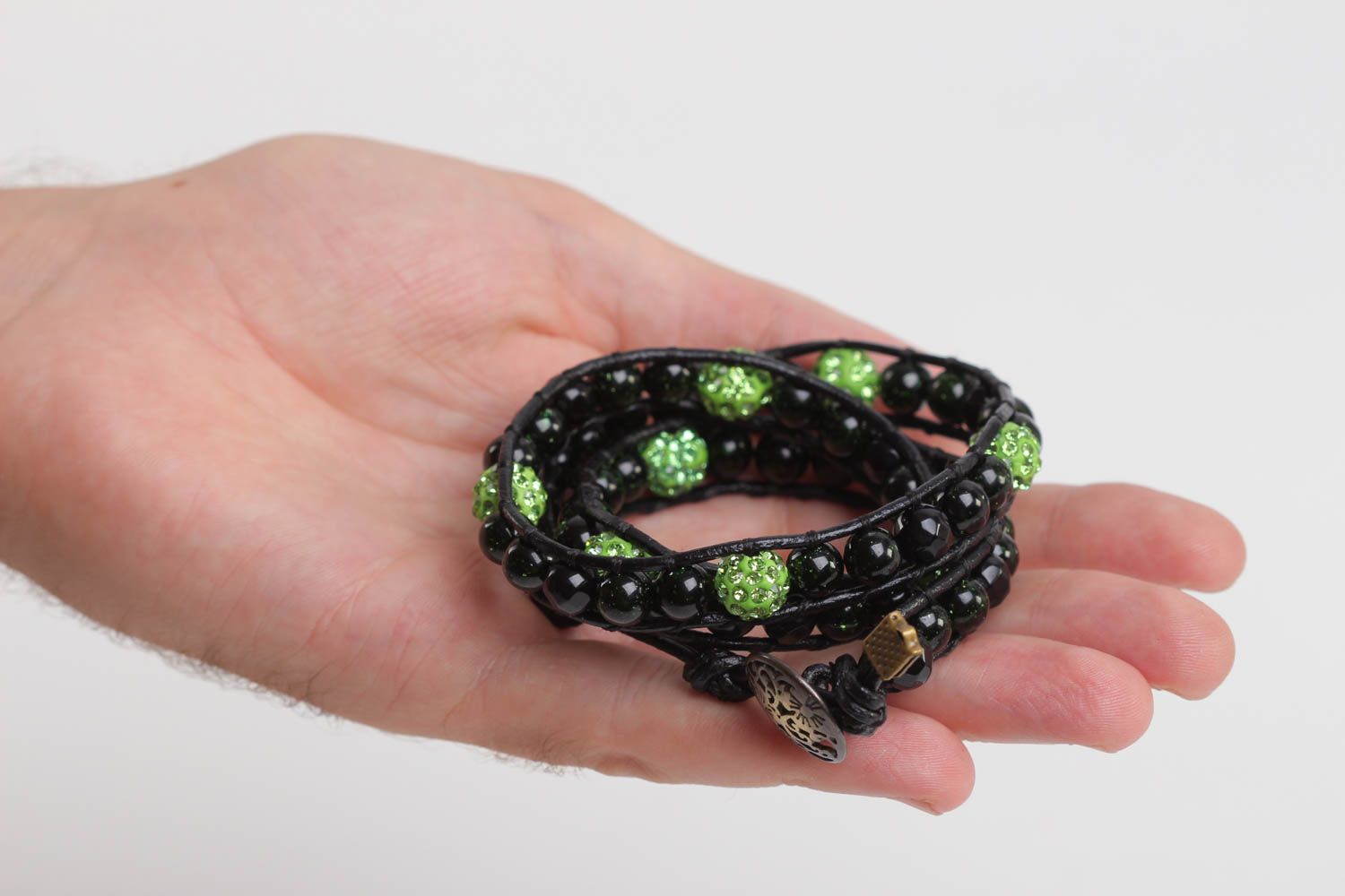 Unusual handmade gemstone bracelet handmade accessories for girls gifts for her photo 5