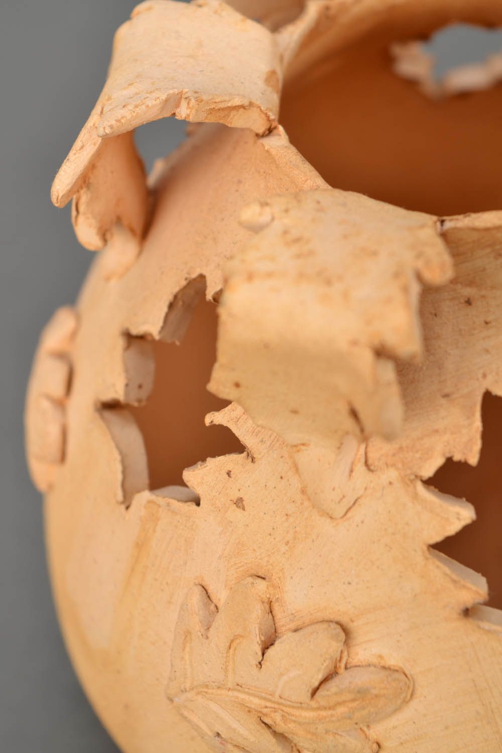 Керамическая ваза декоративная Листья фото 5
