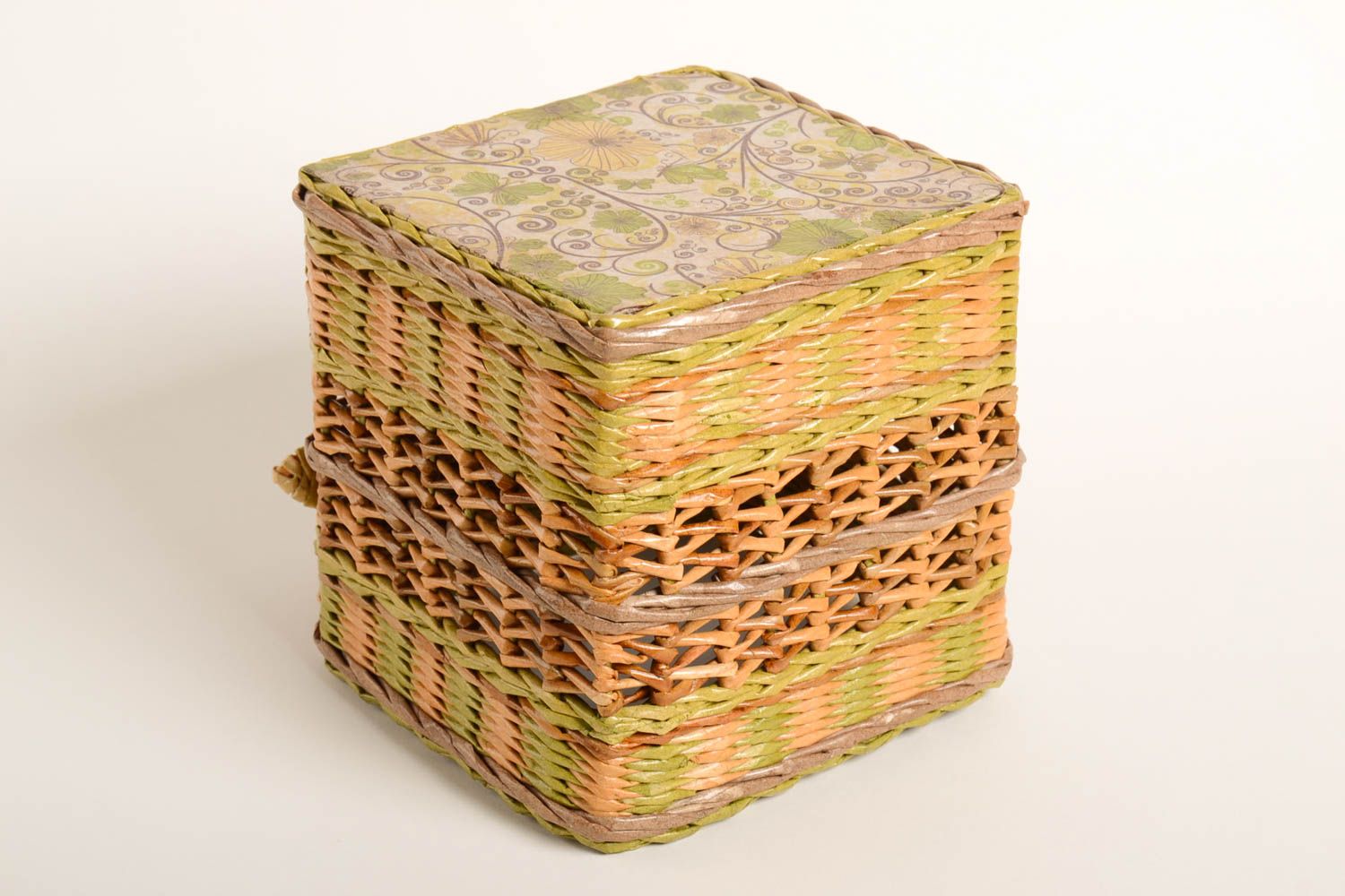 Handmade woven basket unusual lovely accessory designer kitchen utensils photo 5