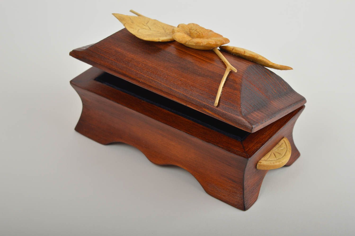 Handmade jewelry box wooden jewelry box best gifts for women jewelry storage photo 2