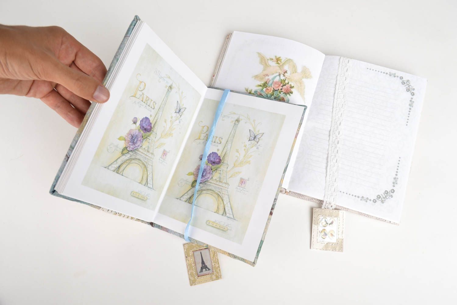 Libretas de notas artesanales cuadernos de notas decorados regalo original foto 5