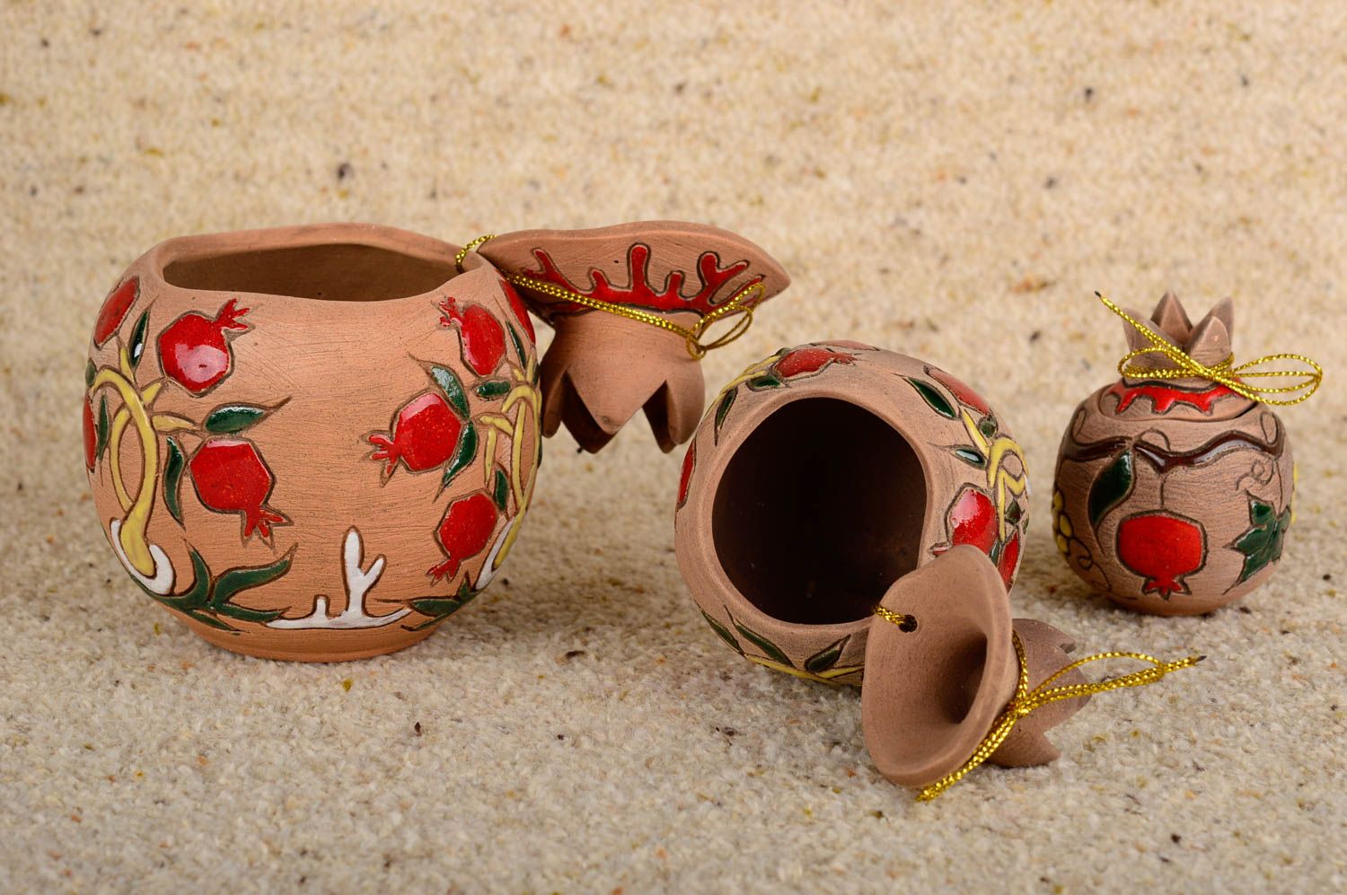 Joyeros artesanales con forma de granadas accesorios para mujer regalo original foto 2