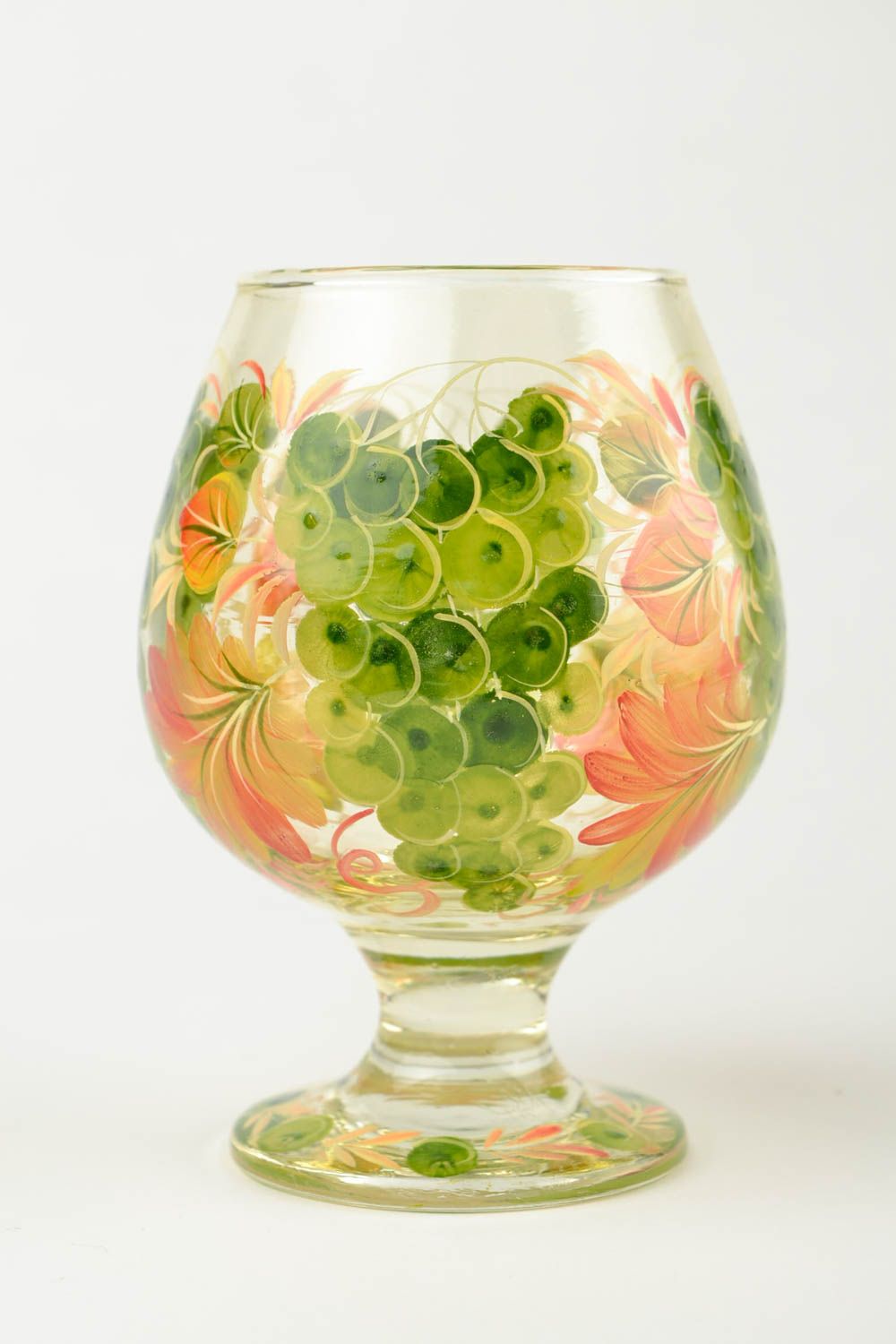 Copa para coñac hecha a mano decoración de interior copa de cristal decorada foto 5