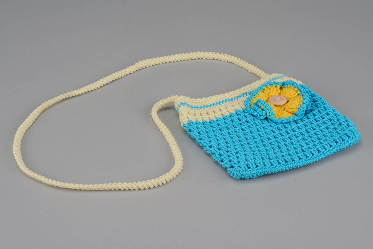 Bolsa tricotada para criança foto 2