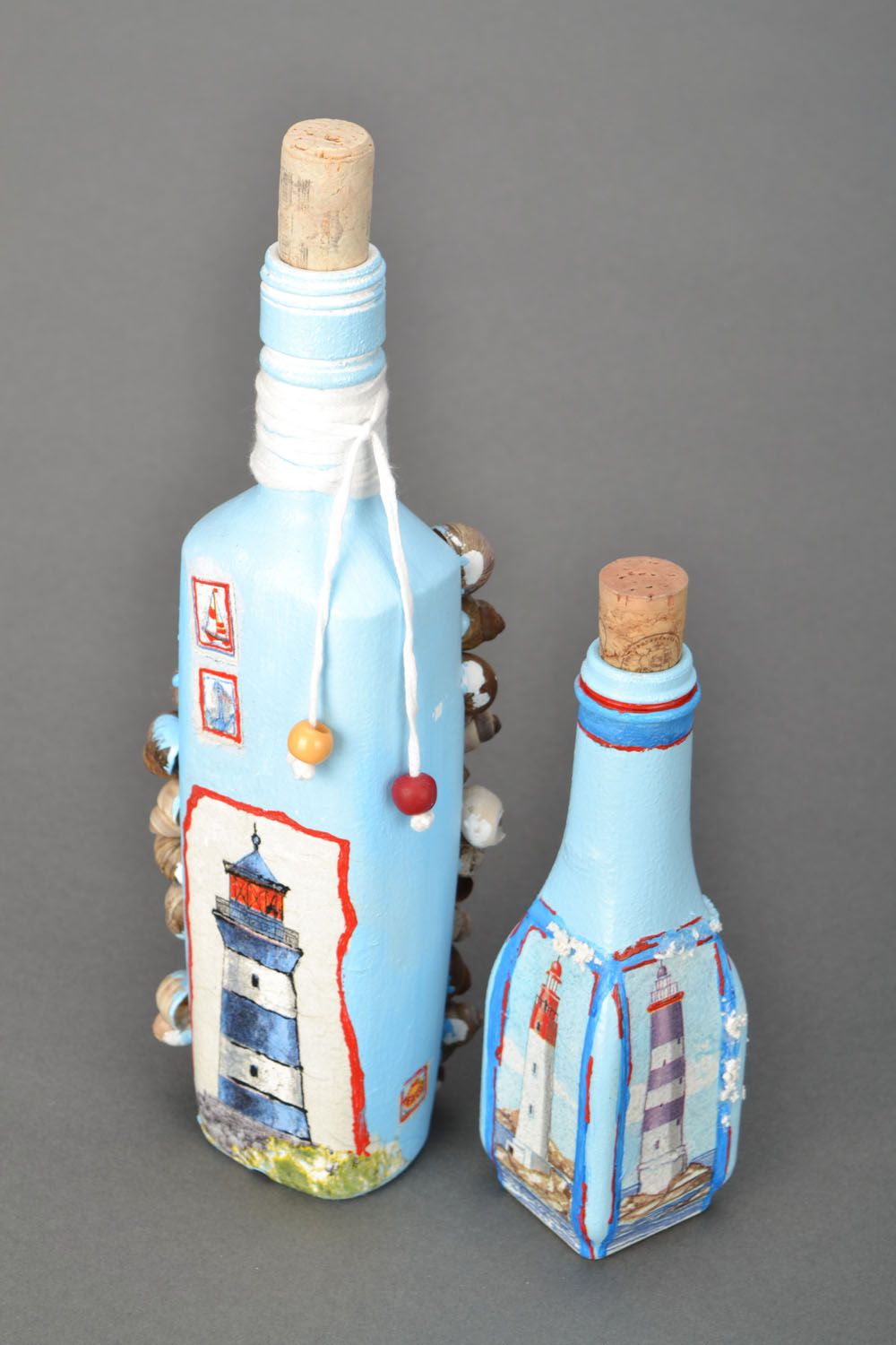 Botellas decoradas para la cocina foto 1