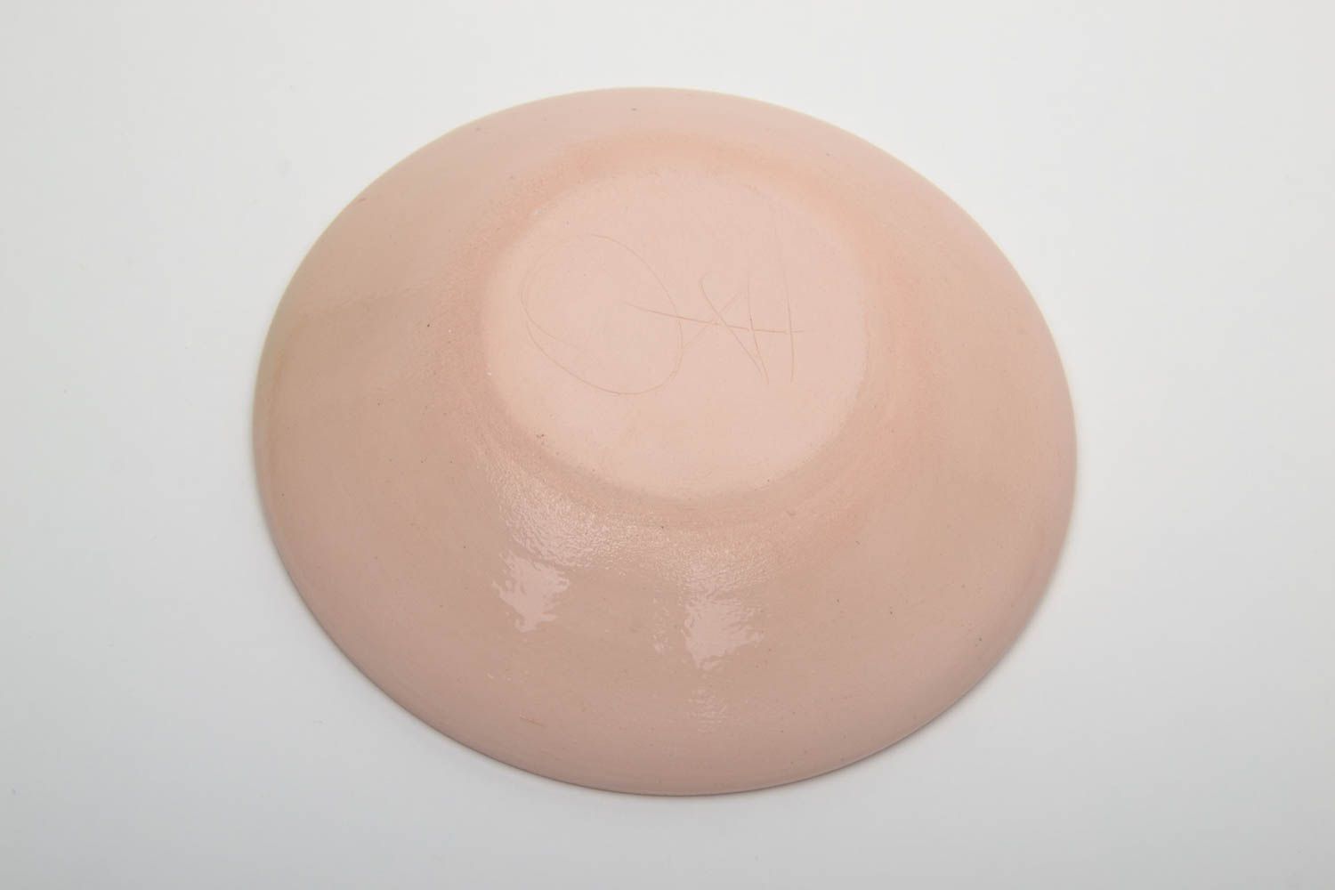 Розовая керамическая миска с ежиками фото 4