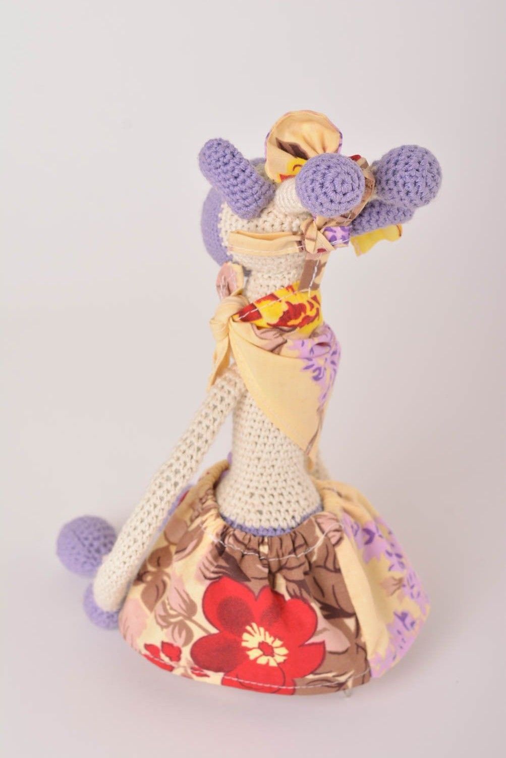 Juguete de peluche hecho a mano muñeco tejido a crochet regalo original foto 7