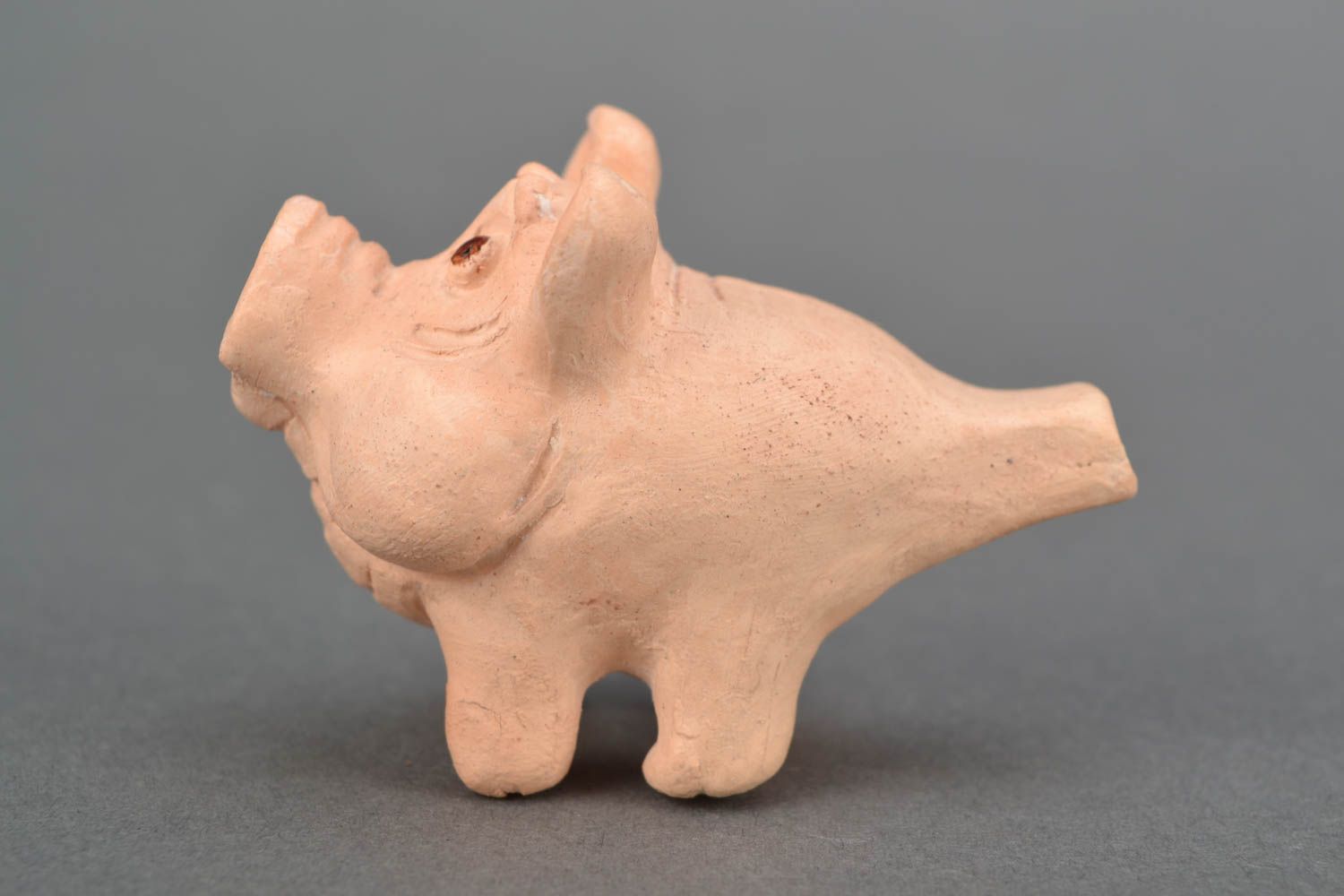 Ceramic penny whistle Pig photo 3