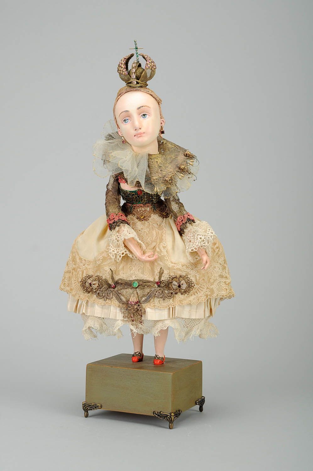 Designer's doll styled on antique Fi-Ks photo 1