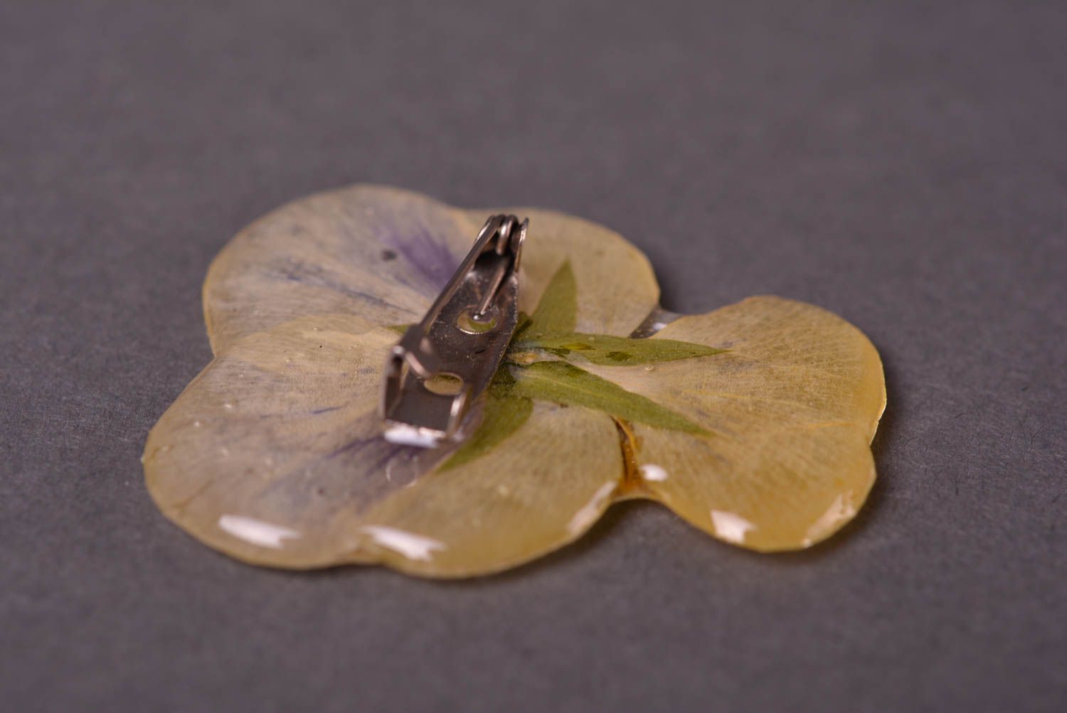 Botanic brooch handmade flower brooch vintage brooch handmade accessories photo 5