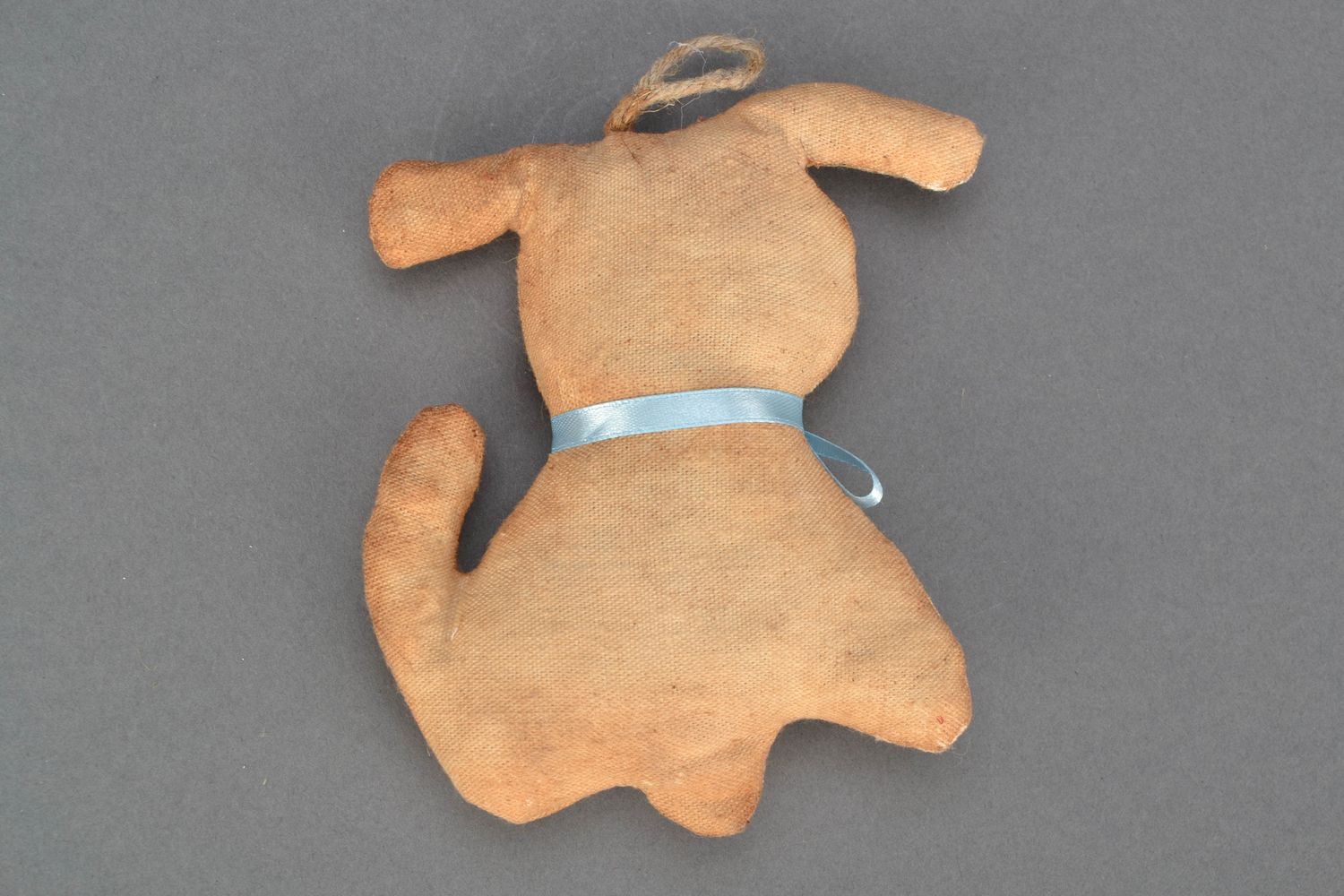 Fabric pendant toy imbued with coffee Dog photo 4