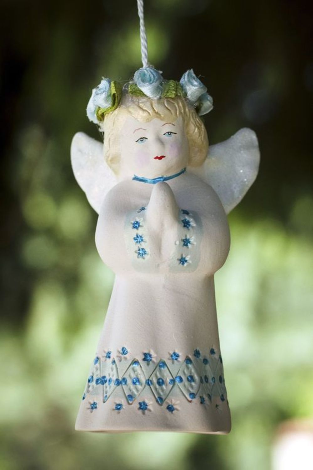 Ceramic bell Angel photo 1
