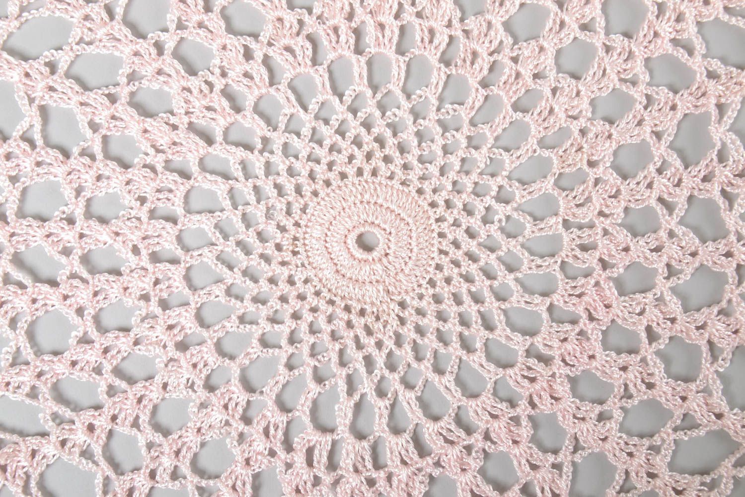 Handmade unique decorative napkin designer crocheted table interior decoration photo 5