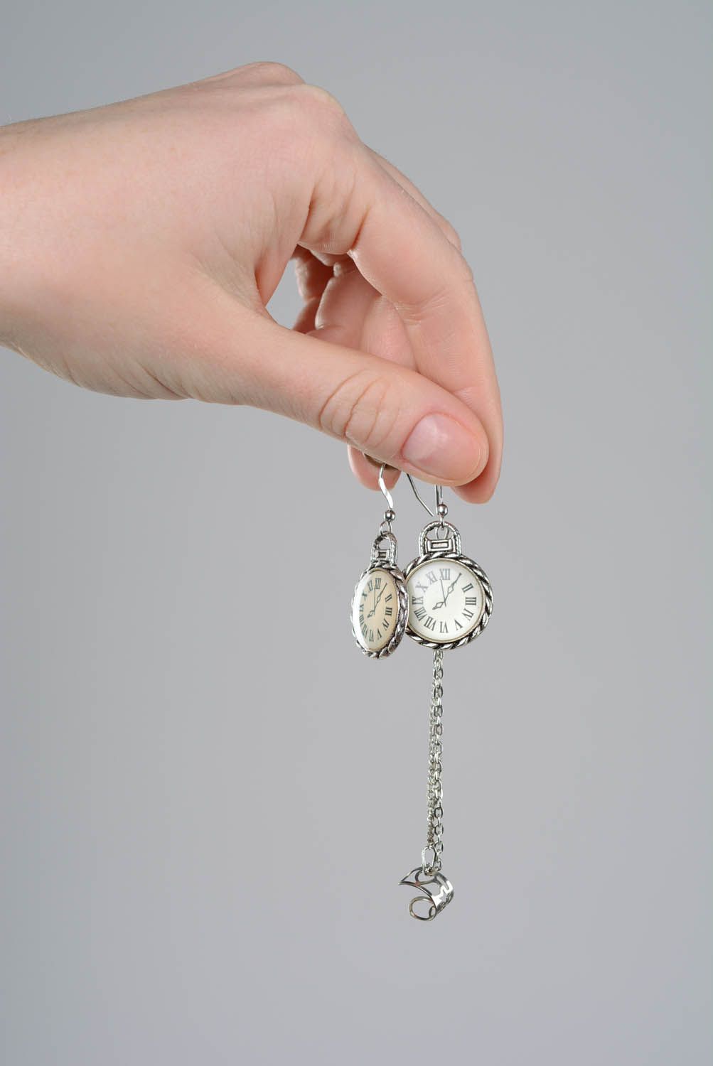 Cuff earrings Clock photo 4