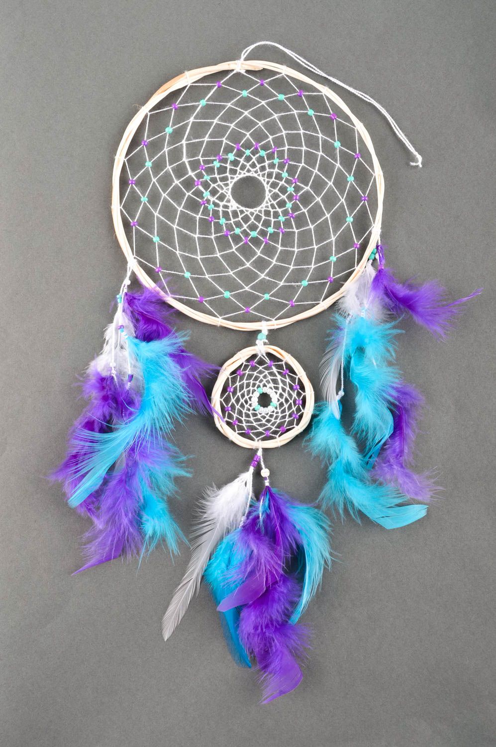 Handmade dreamcatcher woven wall hanging home dreamcatcher decorative use only photo 1