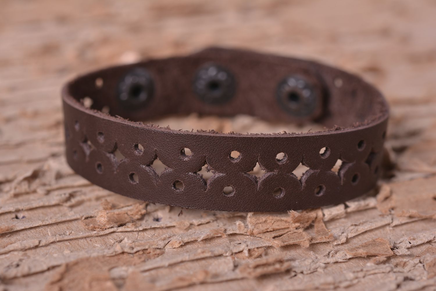 Leather accessory handmade leather bracelet leather bracelets for women photo 1
