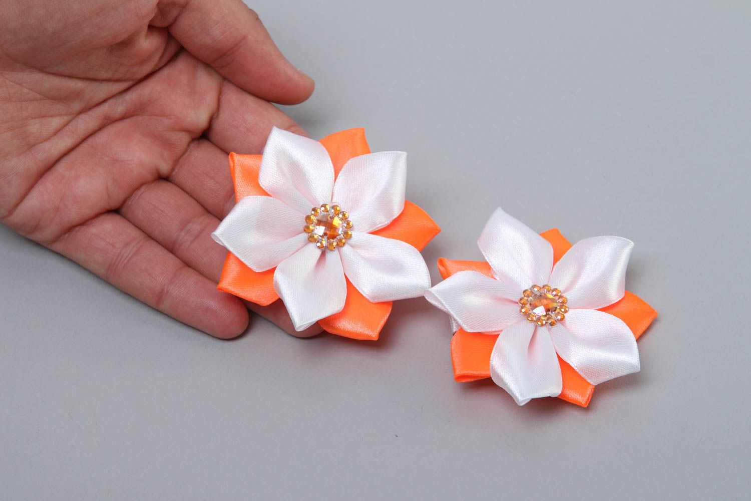 Handmade hair clip designer hair accessory flower hair clip unusual gift photo 5