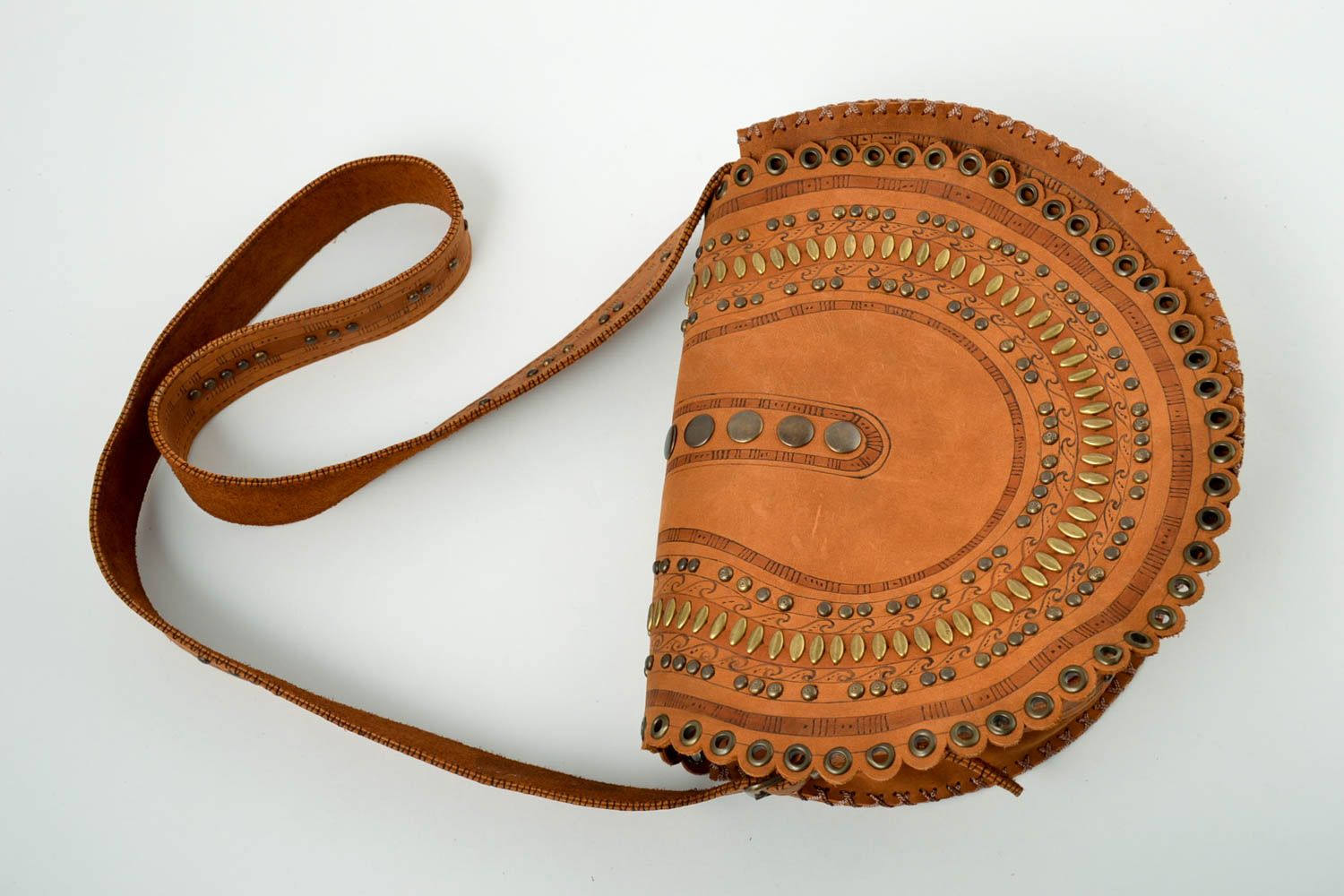 Tasche aus Leder Handmade bunte Handtasche Damen Umhängetasche Designer Tasche  foto 2