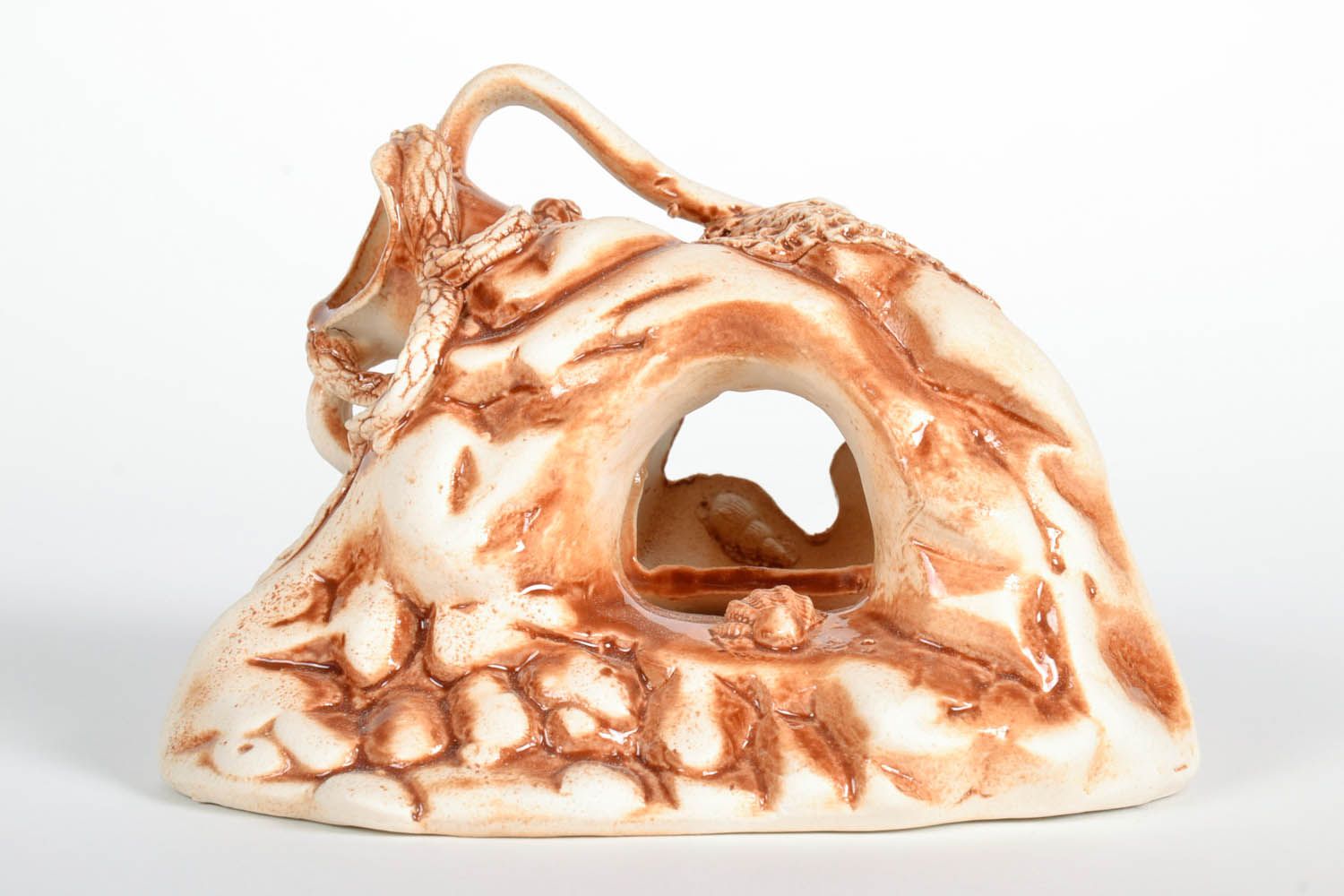Ceramic amphora for aquarium photo 2
