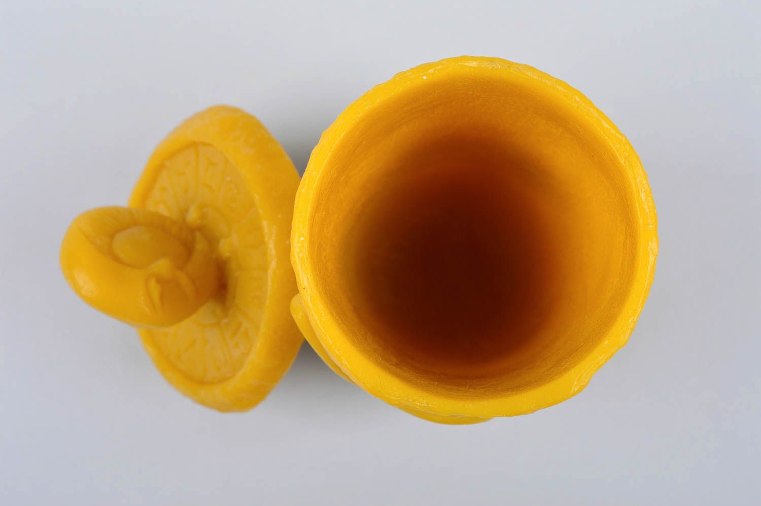 Экологическая посуда ручной работы столовая посуда из воска красивый стакан  фото 9