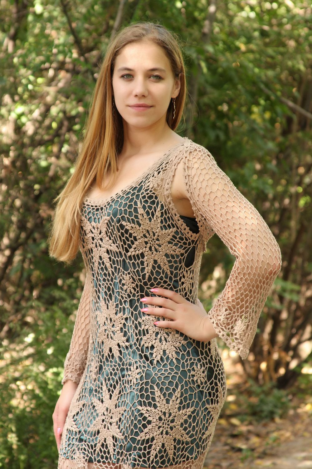 Knitted dress and shrug photo 1
