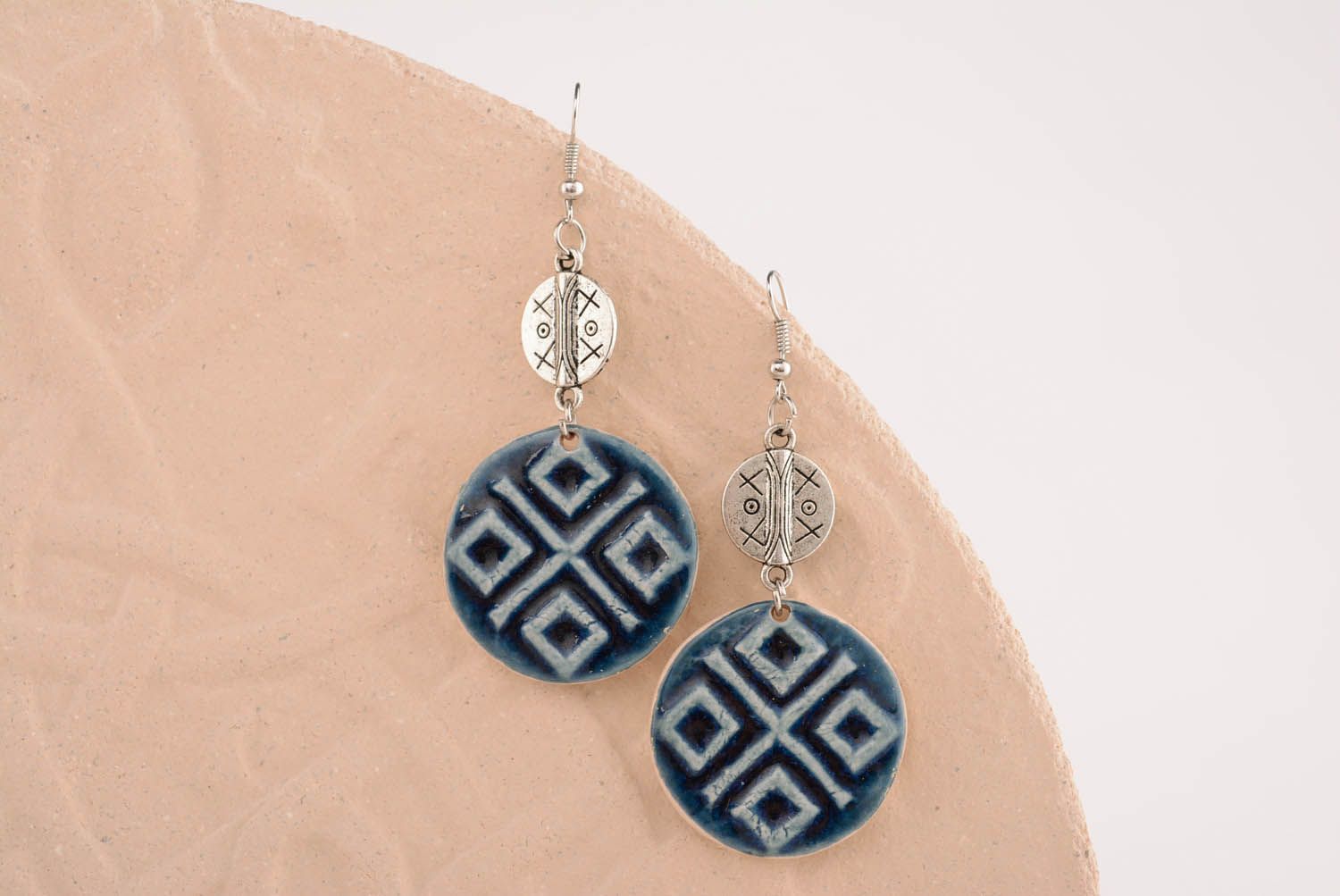 Ceramic earrings Makos photo 4