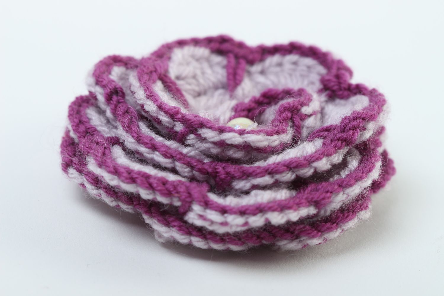 Handmade crochet flower jewelry supplies flowers for clips decorative flowers photo 3