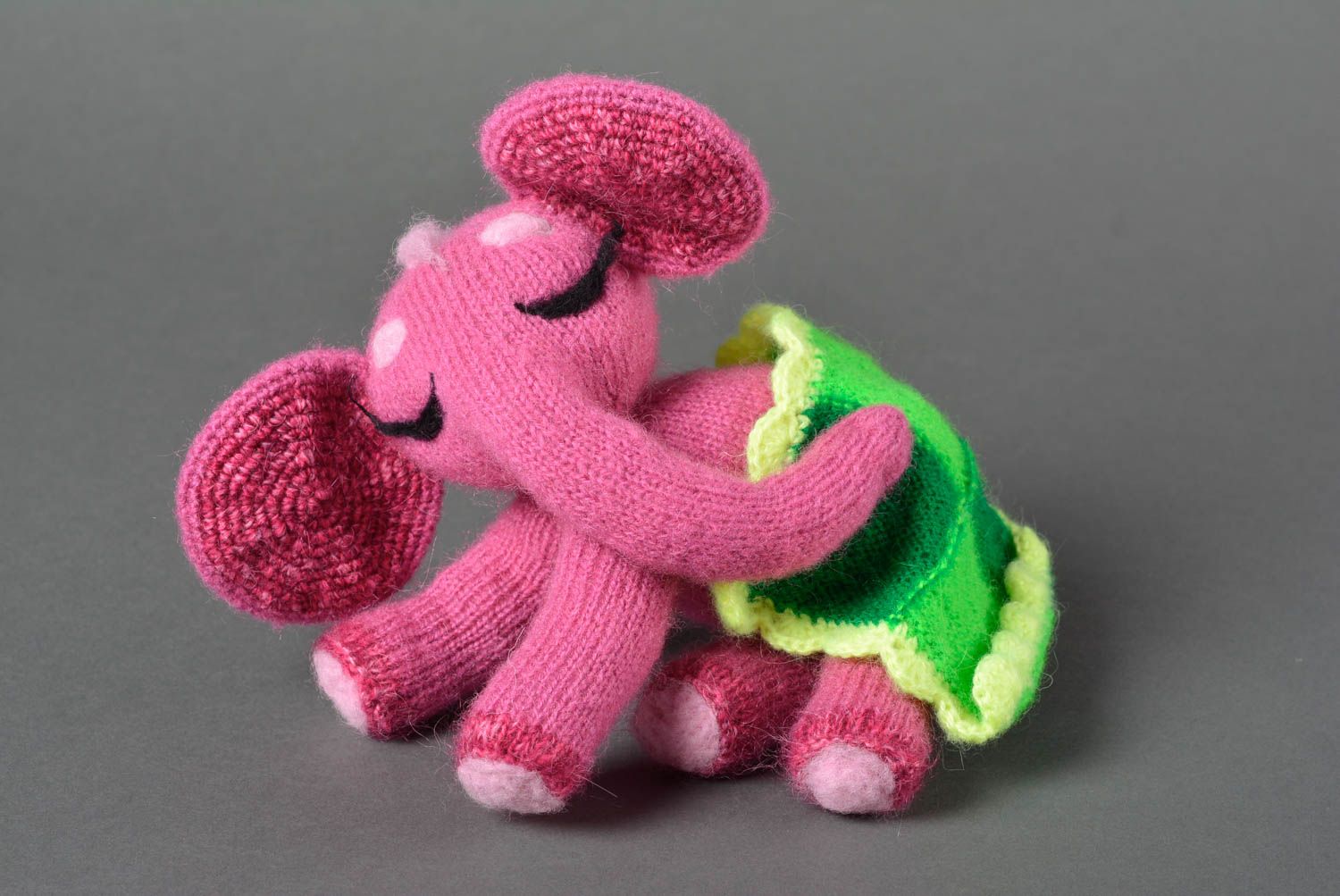 Muñeco de tela hecho a mano peluche original juguete para niños inusual foto 1
