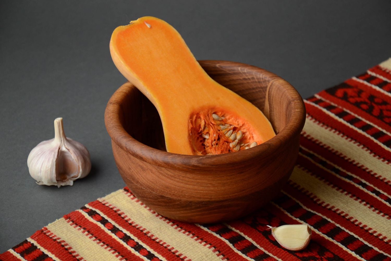 Handmade wooden bowl photo 1