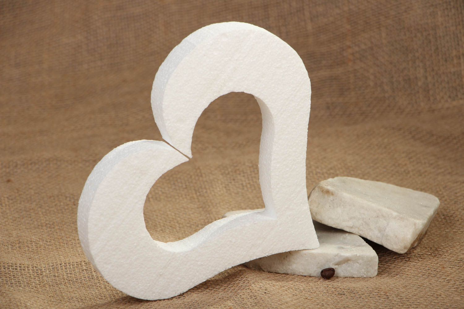 Handmade foam plastic craft blank Heart photo 5