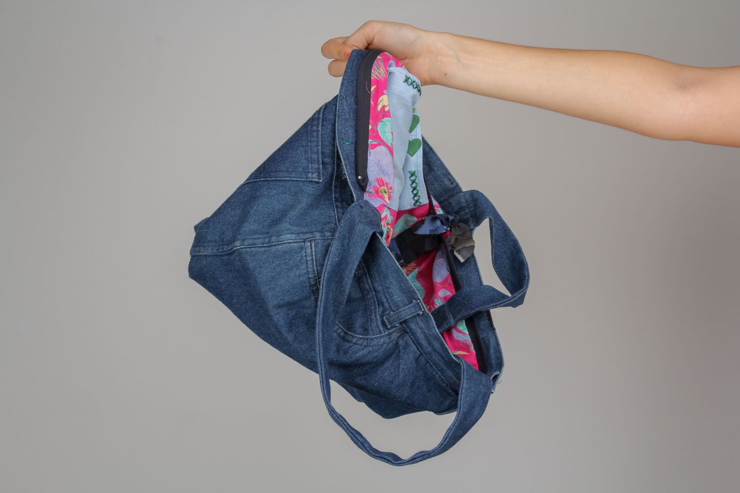 Damentasche aus Jeans foto 2
