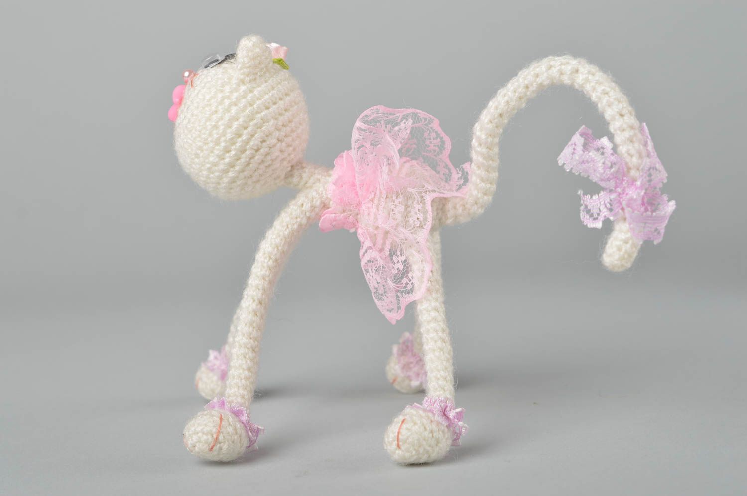 Hand-crocheted creative toy handmade designer toy for babies nursery decor photo 3