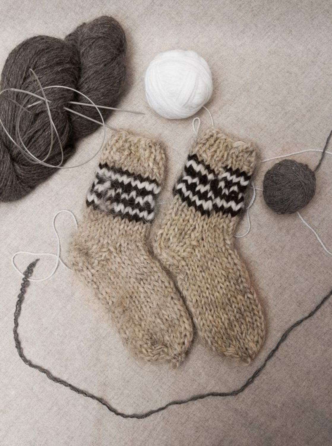 Wool children's socks photo 1