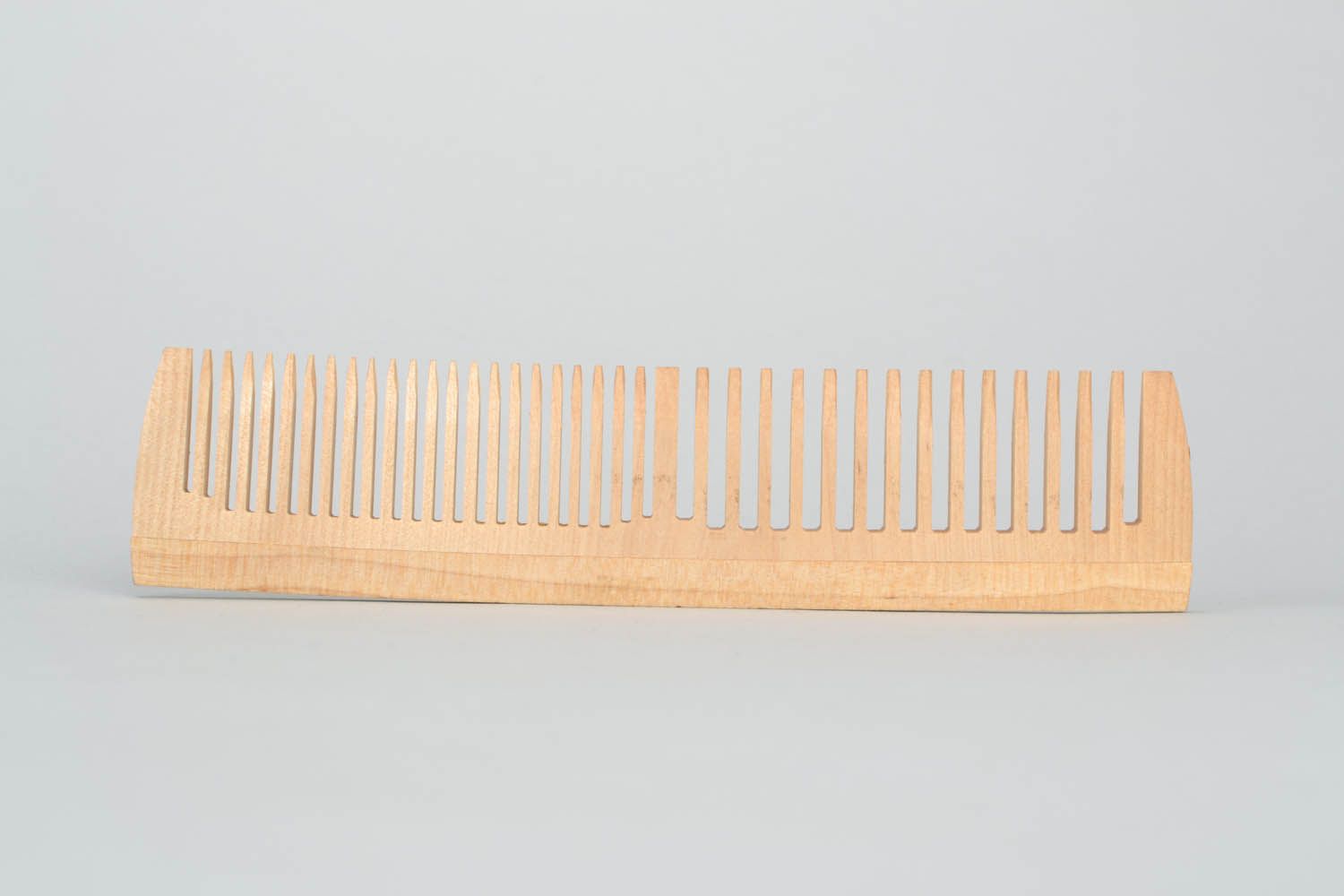 Wooden comb for hair photo 3