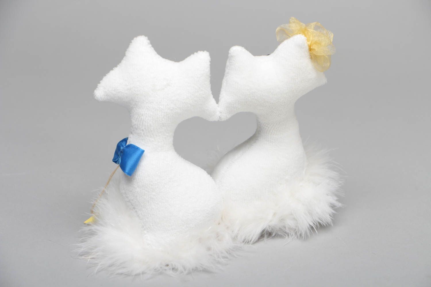 Handmade soft toys Cats in Love photo 3