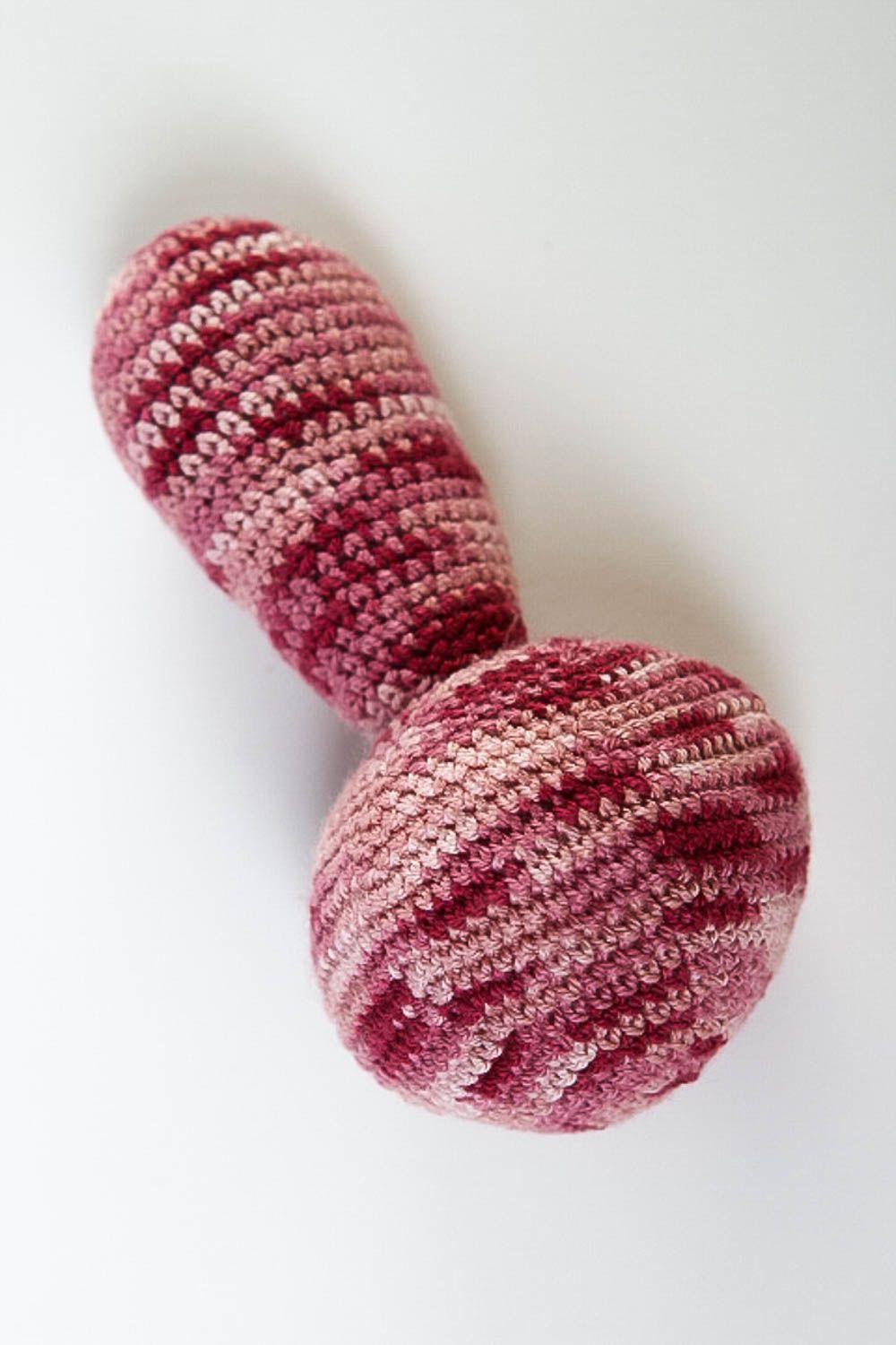 Handmade rattle toy present for new born baby crocheted toy for babies photo 2