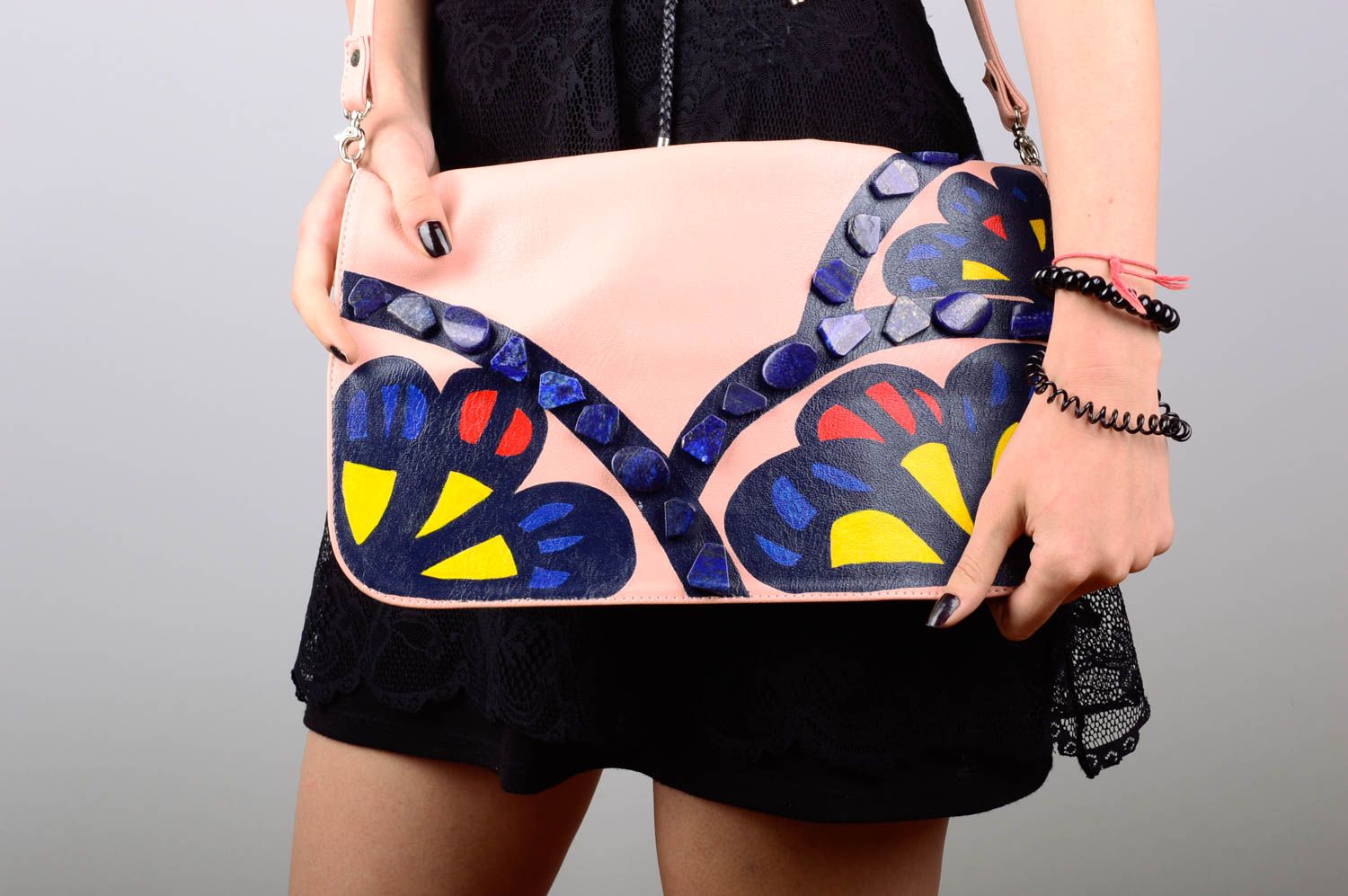 Clutch bag handmade womens bag designer handbag women accessories gifts for girl photo 2