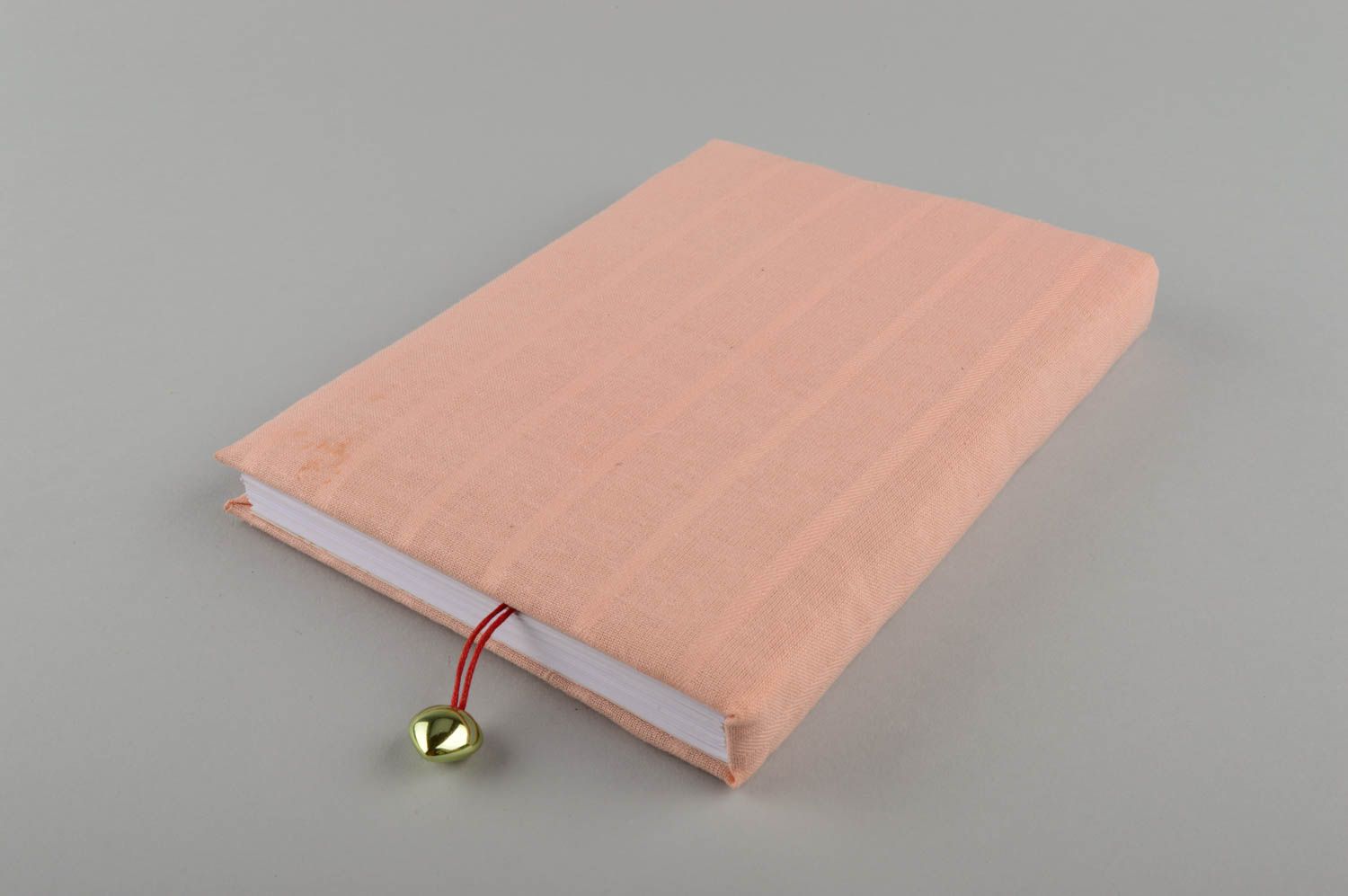 Libreta de notas hecha a mano rosada cuaderno de notas de tela regalo original  foto 5