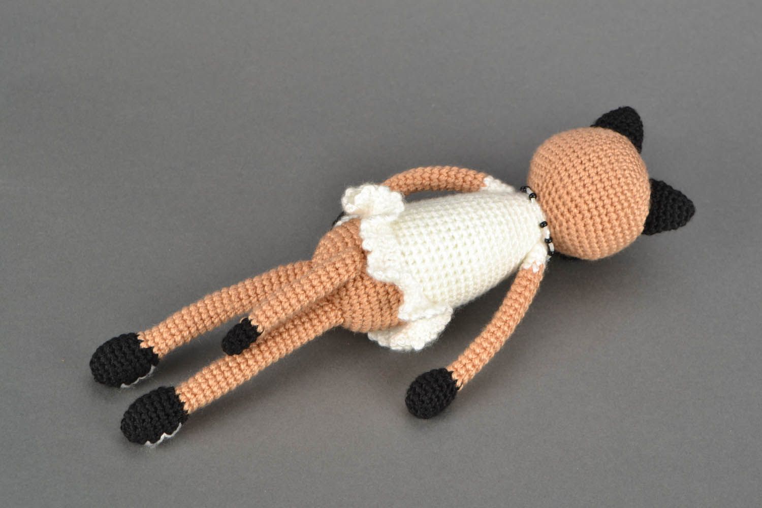 Crocheted toy Siamese photo 4