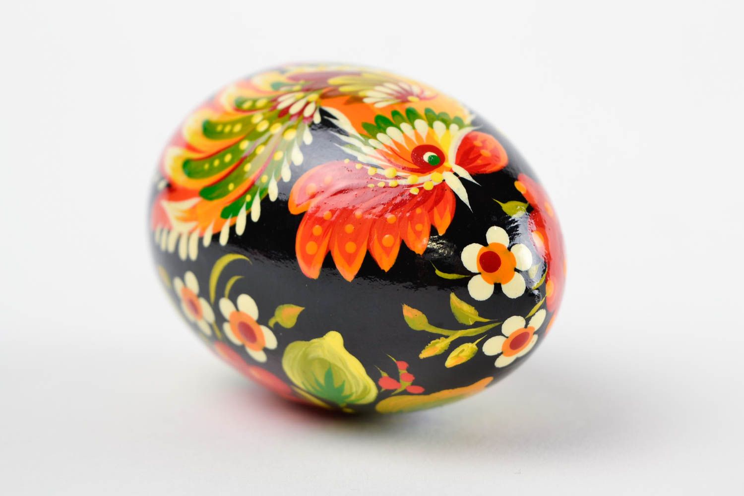 Huevo decorado artesanal hermoso decoración de interior regalo original  foto 5