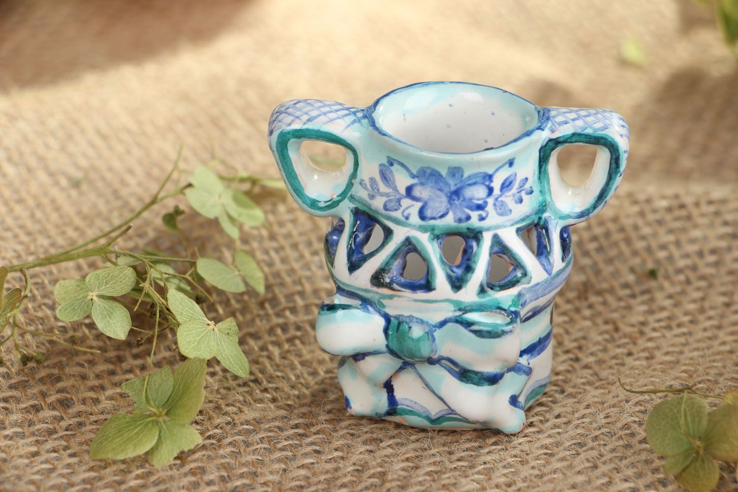 Vaso de cerâmica pintado  foto 5