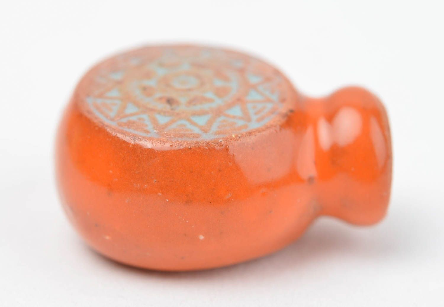 Handmade pendant designer pendant unusual aroma pendant clay accessory photo 2