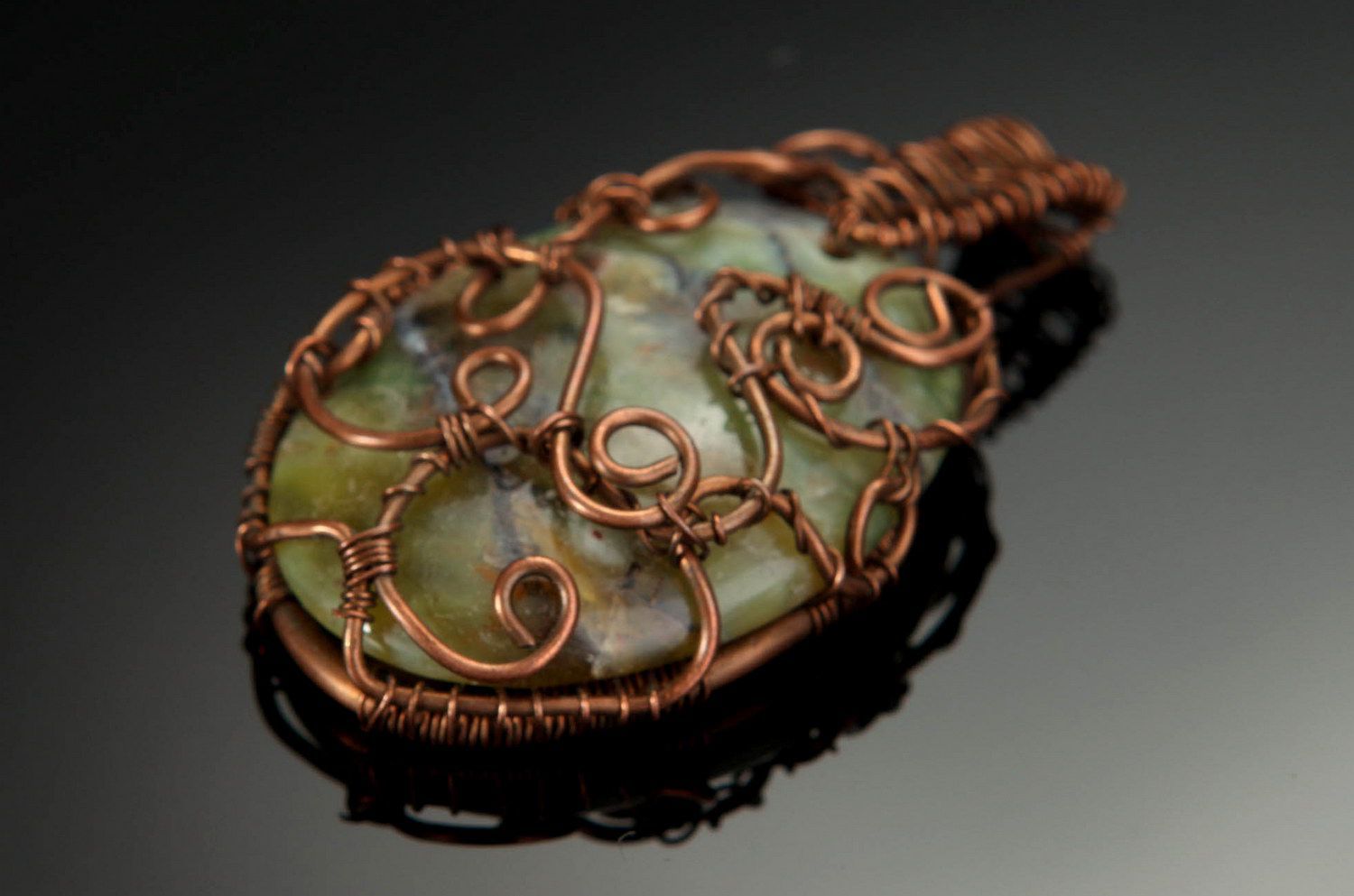Pendant with african opal photo 2