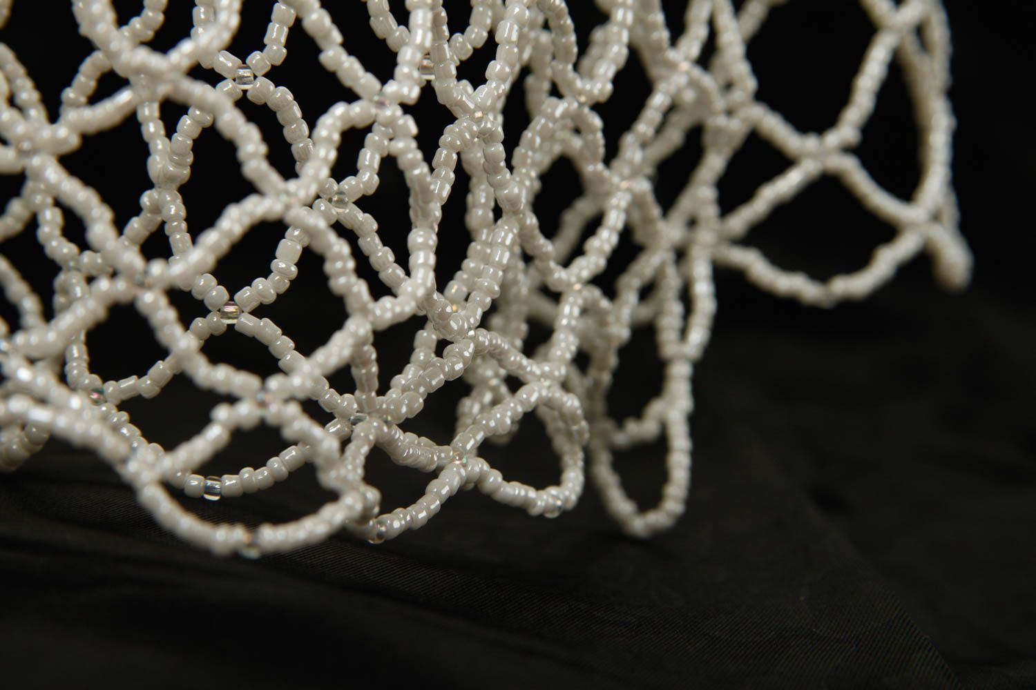 Handmade Damen Collier Glasperlen Schmuck Modeschmuck Halskette massiv foto 4