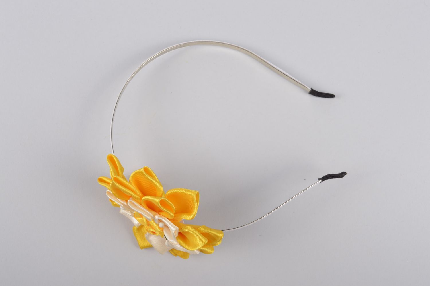 Handmade designer hairband unusual hairband with flower cute accessory for kids photo 4