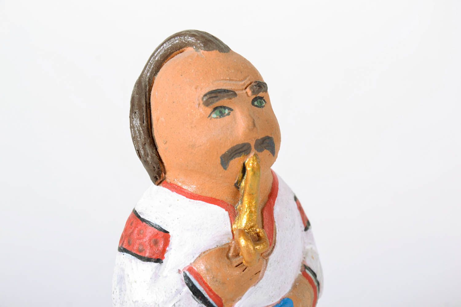 Decorative ceramic figurine in the shape of Cossack  photo 4