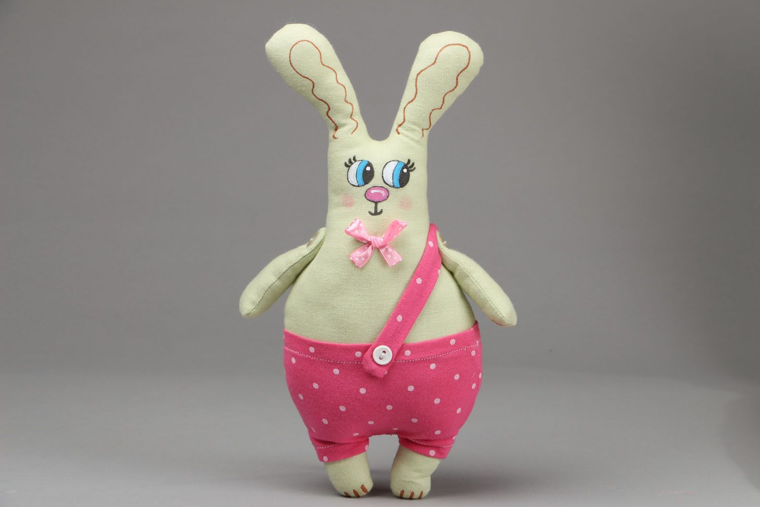 Soft toy Hare in Trousers photo 5