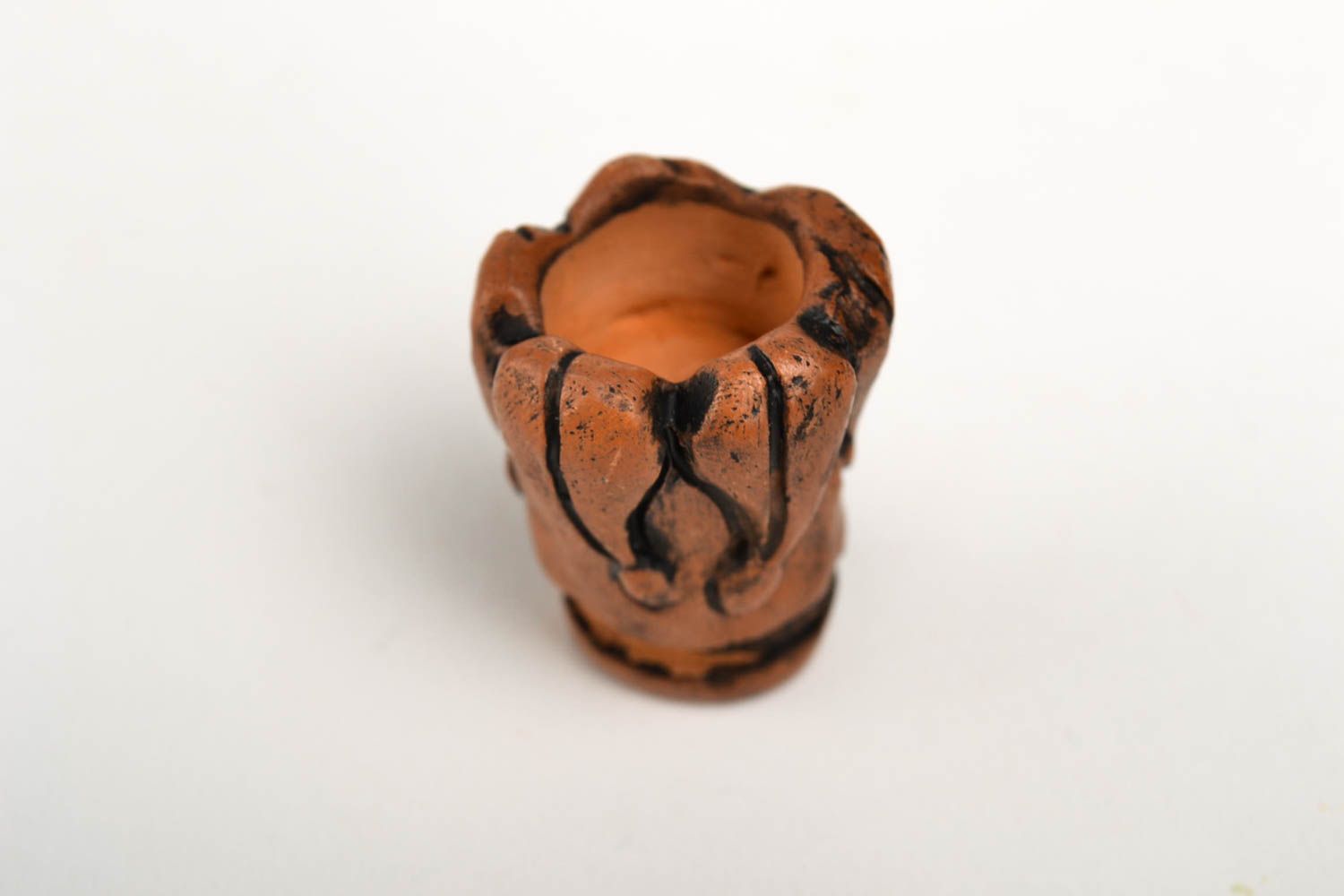 Keramik Handarbeit Shisha Kopf Überraschungsgeschenk für Männer Rauch Zubehör foto 3